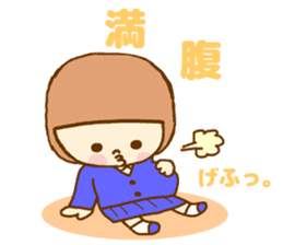 The high school girl who does her best sticker #8910599