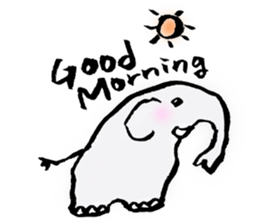 YURU and elephant sticker #8911300