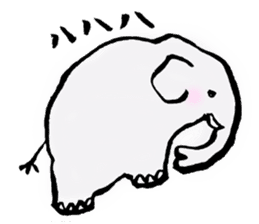 YURU and elephant sticker #8911317