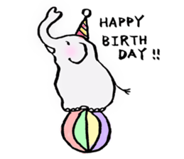 YURU and elephant sticker #8911327