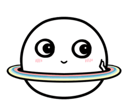 Chubby Saturn Emotions sticker #8911456