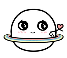 Chubby Saturn Emotions sticker #8911457