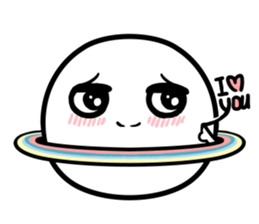 Chubby Saturn Emotions sticker #8911458