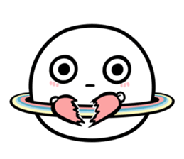 Chubby Saturn Emotions sticker #8911459