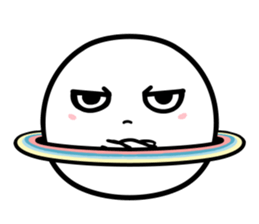 Chubby Saturn Emotions sticker #8911460