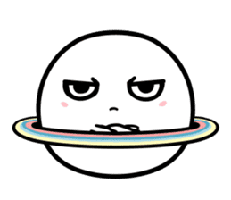Chubby Saturn Emotions sticker #8911460
