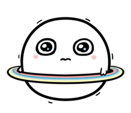 Chubby Saturn Emotions sticker #8911464