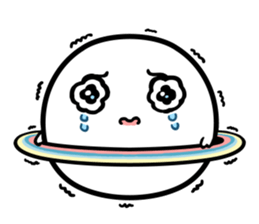 Chubby Saturn Emotions sticker #8911465