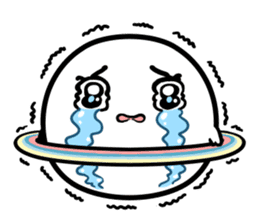 Chubby Saturn Emotions sticker #8911466