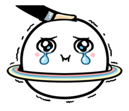 Chubby Saturn Emotions sticker #8911467