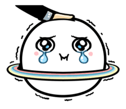 Chubby Saturn Emotions sticker #8911467