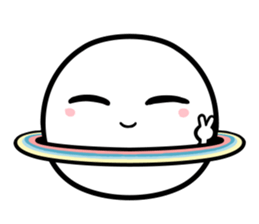 Chubby Saturn Emotions sticker #8911472