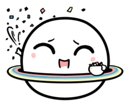 Chubby Saturn Emotions sticker #8911474