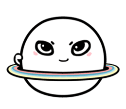 Chubby Saturn Emotions sticker #8911476