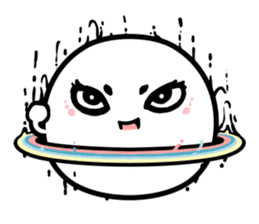 Chubby Saturn Emotions sticker #8911477