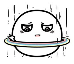 Chubby Saturn Emotions sticker #8911481