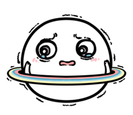 Chubby Saturn Emotions sticker #8911485