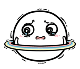 Chubby Saturn Emotions sticker #8911485