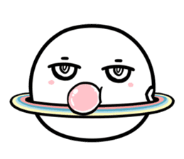 Chubby Saturn Emotions sticker #8911487