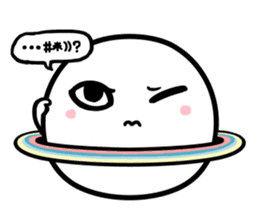 Chubby Saturn Emotions sticker #8911493