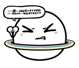 Chubby Saturn Emotions sticker #8911494