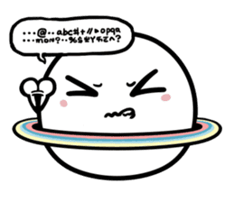 Chubby Saturn Emotions sticker #8911494