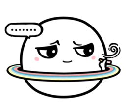 Chubby Saturn Emotions sticker #8911495