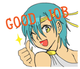 Apollon and Hermes of Loose everyday sticker #8912511