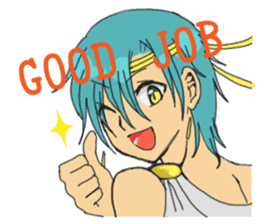 Apollon and Hermes of Loose everyday sticker #8912511