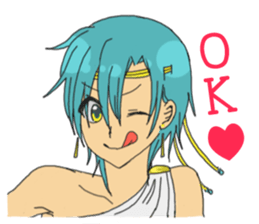 Apollon and Hermes of Loose everyday sticker #8912512