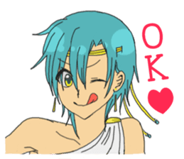 Apollon and Hermes of Loose everyday sticker #8912512