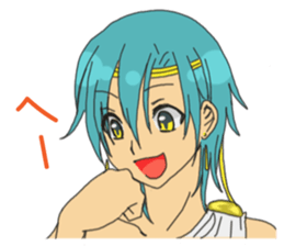 Apollon and Hermes of Loose everyday sticker #8912516