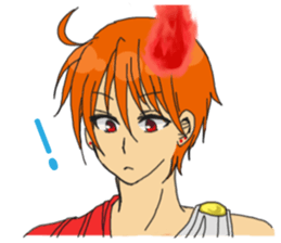 Apollon and Hermes of Loose everyday sticker #8912523