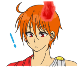 Apollon and Hermes of Loose everyday sticker #8912523