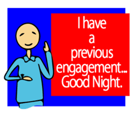 Let's go to sleep for you and me/english sticker #8913023