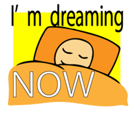 Let's go to sleep for you and me/english sticker #8913040