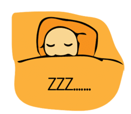 Let's go to sleep for you and me/english sticker #8913042