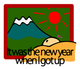 Let's go to sleep for you and me/english sticker #8913047