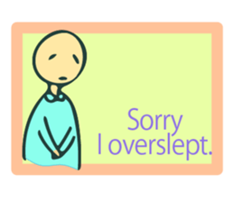 Let's go to sleep for you and me/english sticker #8913048