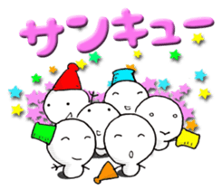 Snowman sticker. 4 sticker #8913856