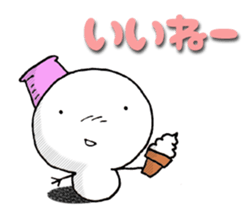 Snowman sticker. 4 sticker #8913859