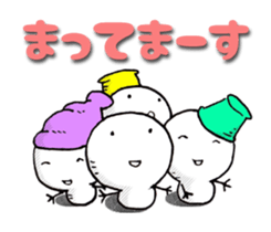 Snowman sticker. 4 sticker #8913869