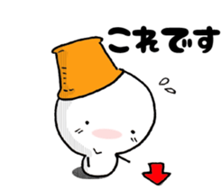 Snowman sticker. 4 sticker #8913871