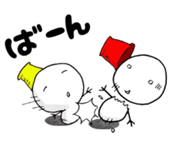 Snowman sticker. 4 sticker #8913878