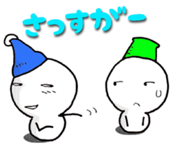 Snowman sticker. 4 sticker #8913887