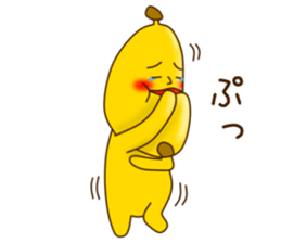 Is turned-up; a banana 2 sticker #8914309