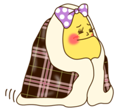 Is turned-up; a banana 2 sticker #8914334