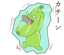 Is turned-up; a banana 2 sticker #8914335