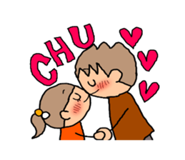 BROWN&ORANGE for Lovers2. sticker #8914381