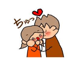 BROWN&ORANGE for Lovers2. sticker #8914399